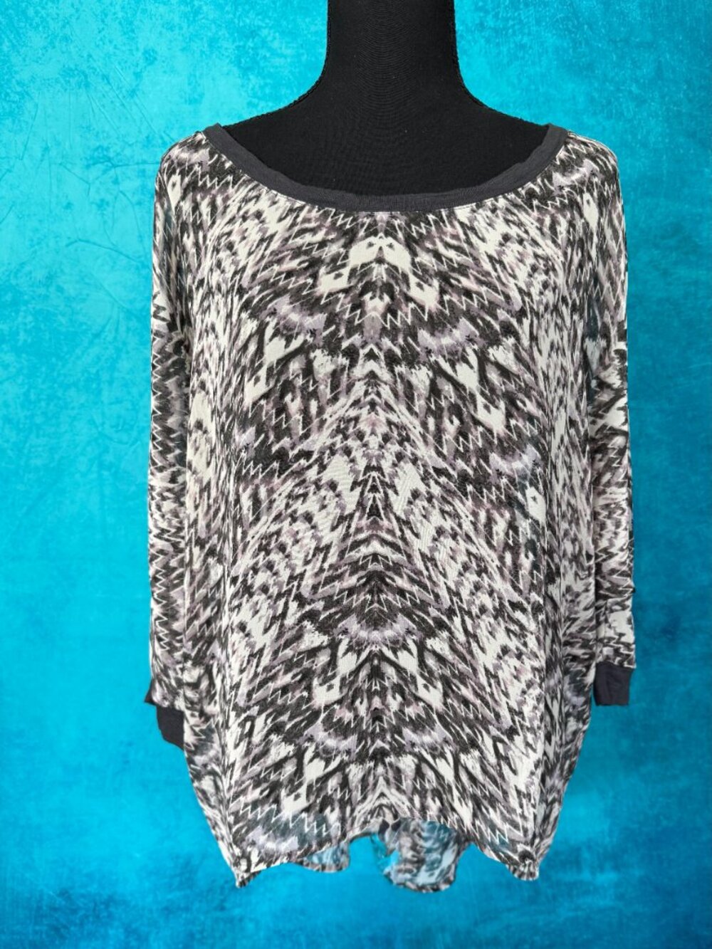 Chloe K oversized sheer tunic top y2k - Large